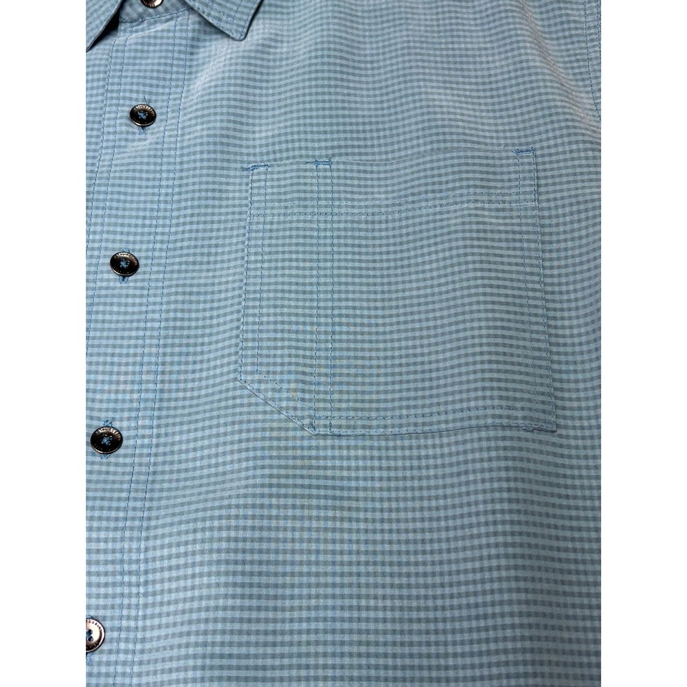 Lot of 3 Royal Robbins Mens L Relaxed Fit Short Sleeve Button Down Shirt Blue - Picture 6 of 12